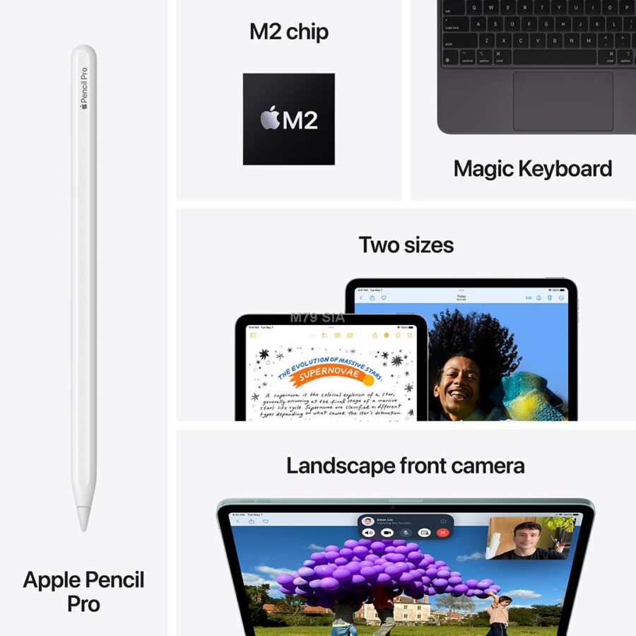 Apple iPad Air 11 M2 Wi-Fi 512GB - Purple | Apple 195949191046 Planšetdators